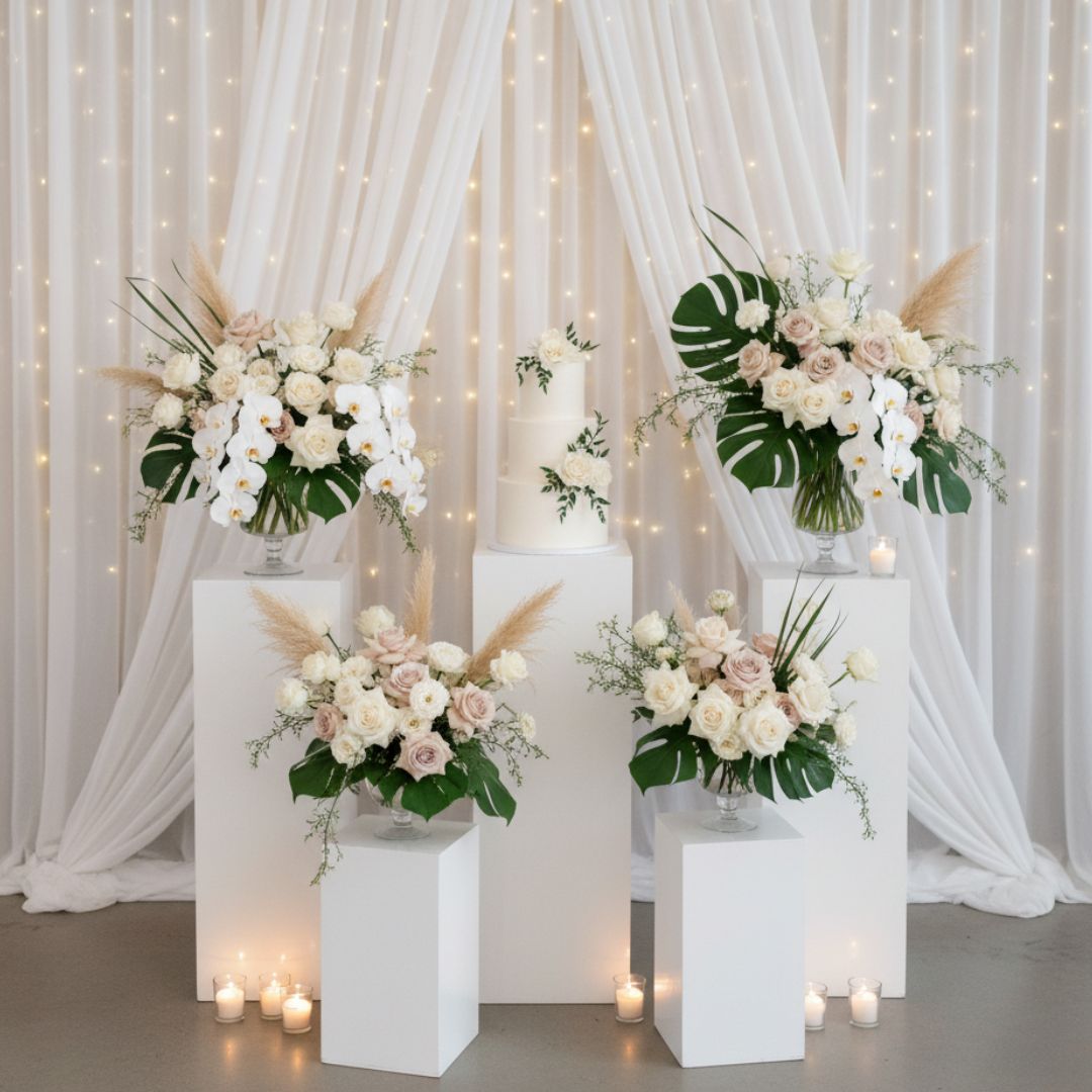 Mixed Height Cardboard Plinth Bundle
