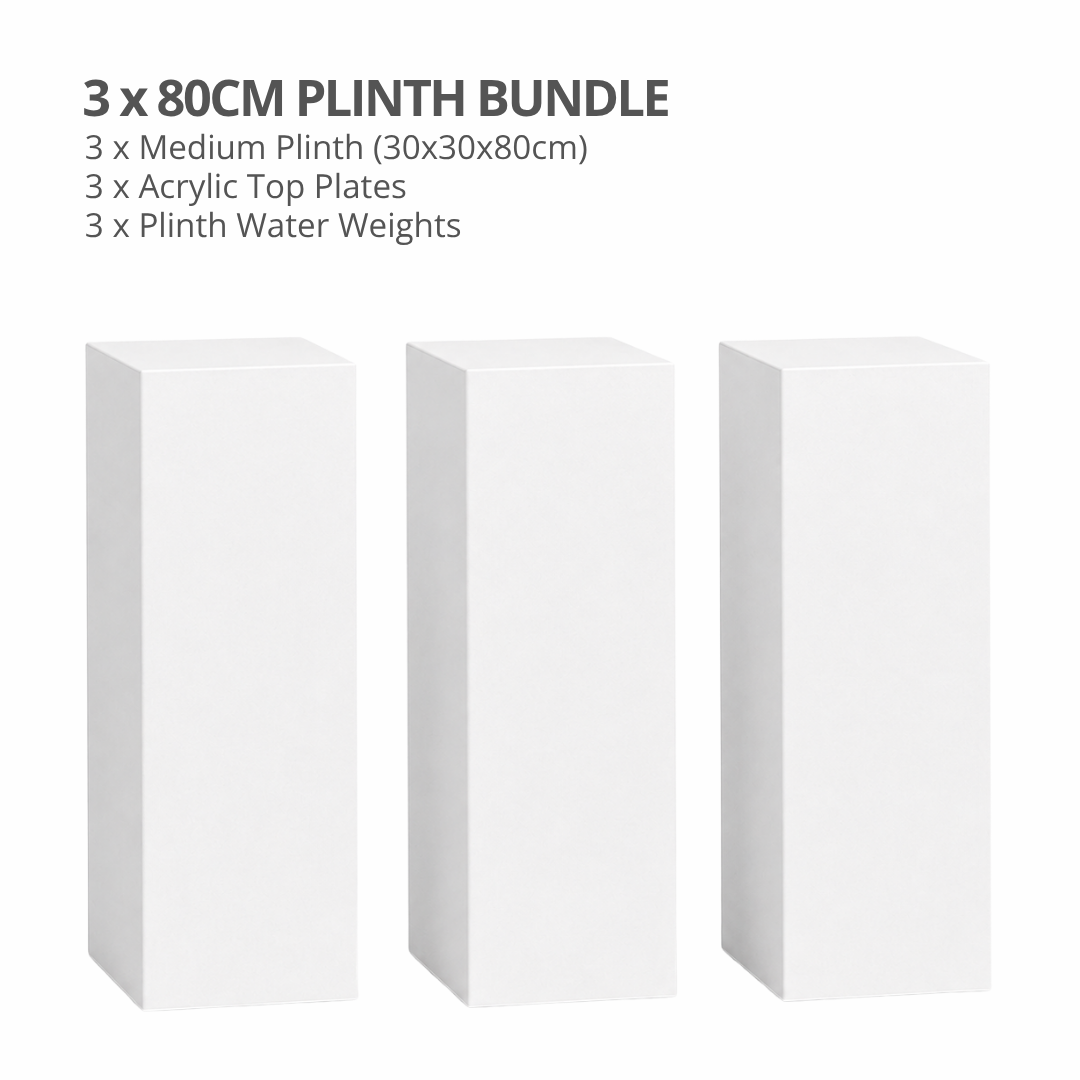 Mittelgroßes Podest-Bundle aus Karton
