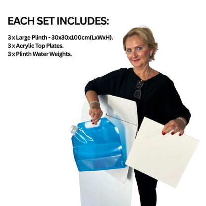 Large Cardboard Plinth Bundle