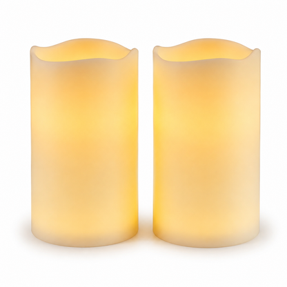 Frostfire Moonori Mooncandles Duo - 2 flammenlose Outdoor-Kerzen mit Timer - 7053 - 2er-Set