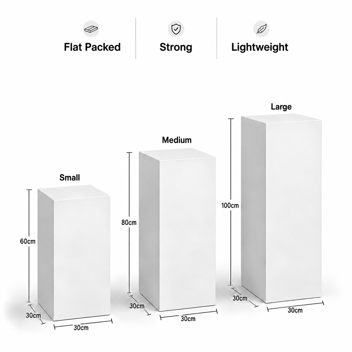 Cardboard Plinths