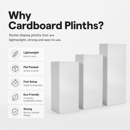 Medium Cardboard Plinth Bundle
