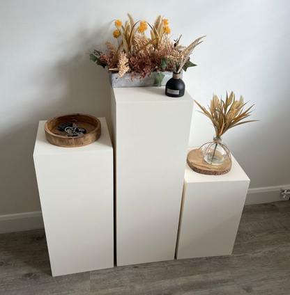 Cardboard Plinths &amp; Pedastals